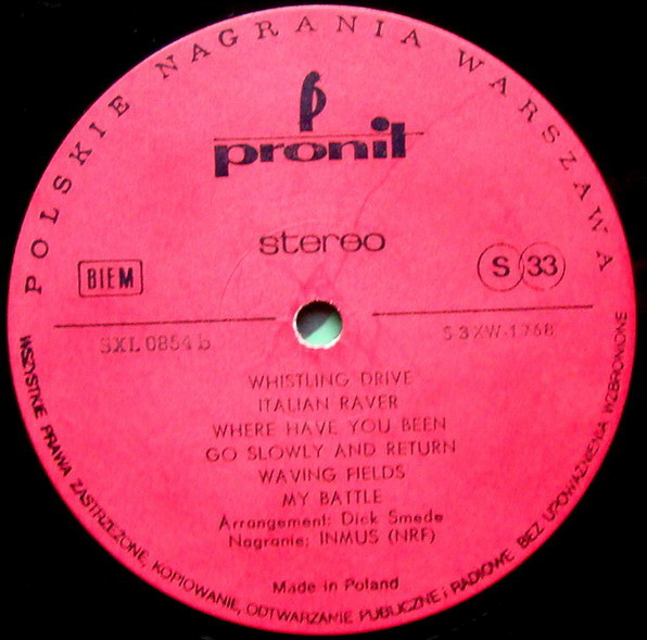 Cover zu Dick Smede Orchestra - Salut To Ray Conniff | 1972 | Vinyl | Jazz, Pop | Poland Schallplatten Ankauf
