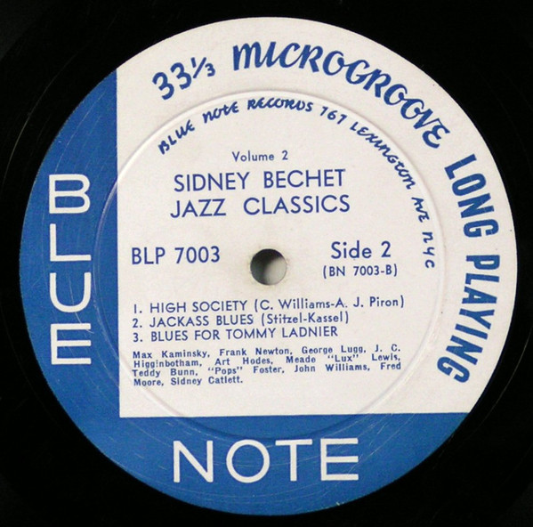 Cover zu Sidney Bechet - Jazz Classics Vol. 2 | 1950 | Vinyl | Jazz | US