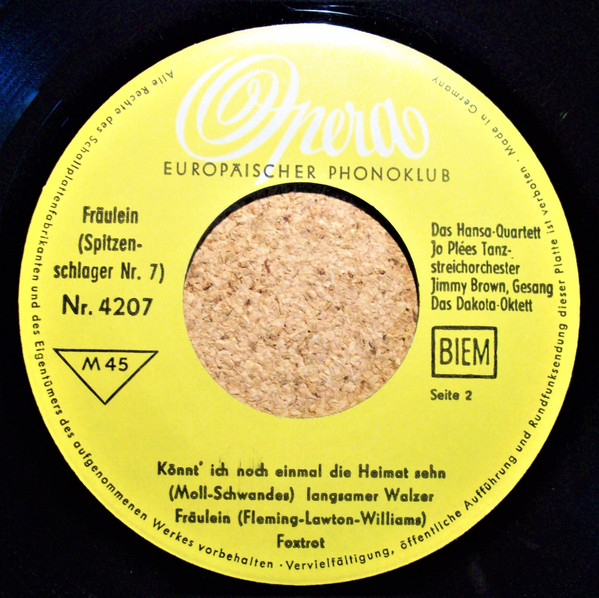 Cover zu Various - Fräulein (Spitzenschlager Nr. 7) | Vinyl | Pop | Germany Schallplatten Ankauf