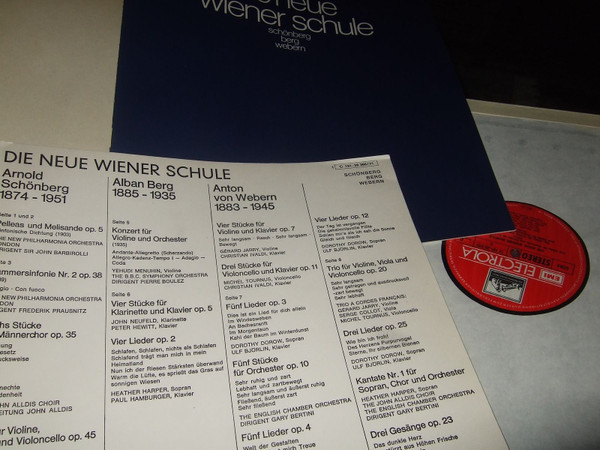 Cover zu Arnold Schoenberg - Alban Berg - Anton Webern - Die Neue Wiener Schule | Vinyl | Classical | Germany