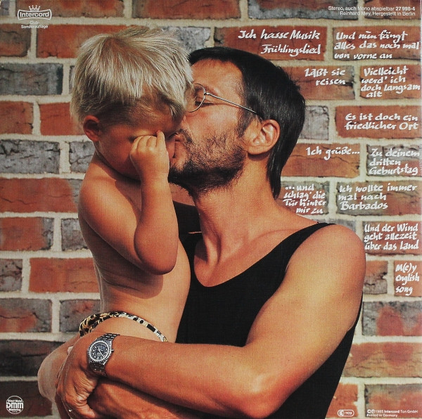 Cover zu Reinhard Mey - Hergestellt In Berlin | 1985 | Vinyl | Pop, Folk, World, & Country | Germany Schallplatten Ankauf