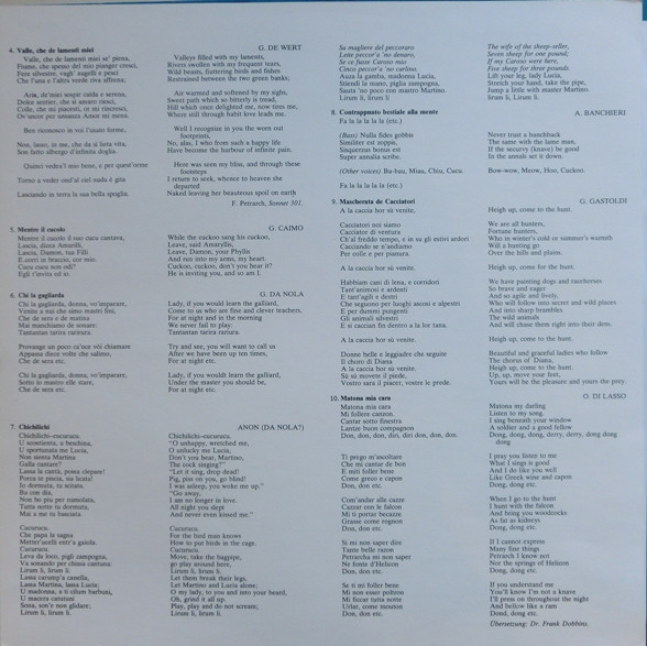 Cover zu The King's Singers - Madrigal Collection | Vinyl | Classical | Germany Schallplatten Ankauf