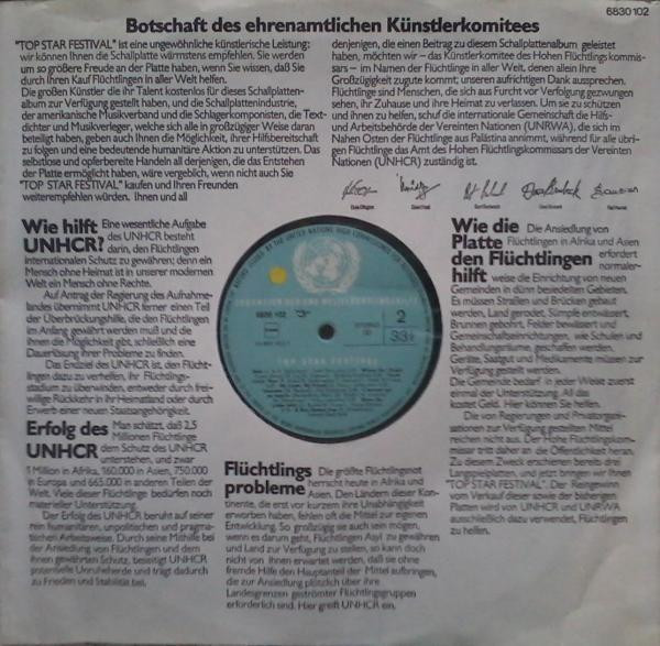 Cover zu Various - Top Star Festival | Vinyl | Rock, Latin, Funk / Soul, Pop, Folk, World, & Country | Germany