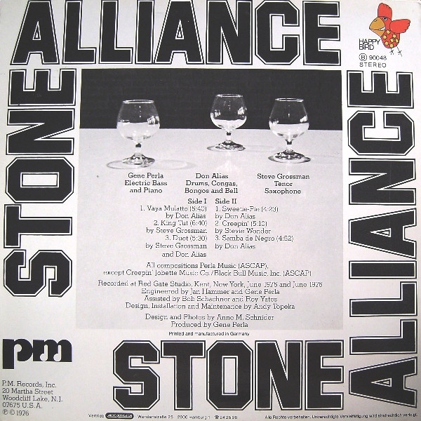 Cover zu Stone Alliance - Stone Alliance | 1978 | Vinyl | Jazz, Rock, Funk / Soul | Germany Schallplatten Ankauf
