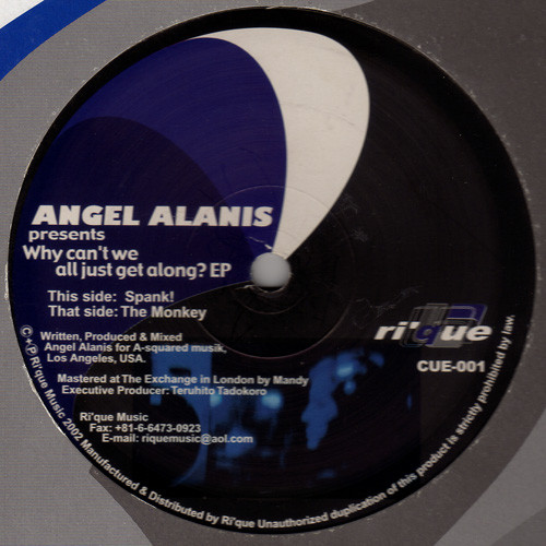 Cover zu Angel Alanis - Why Can't We All Just Get Along? EP | 2002 | Vinyl | Electronic | US Schallplatten Ankauf