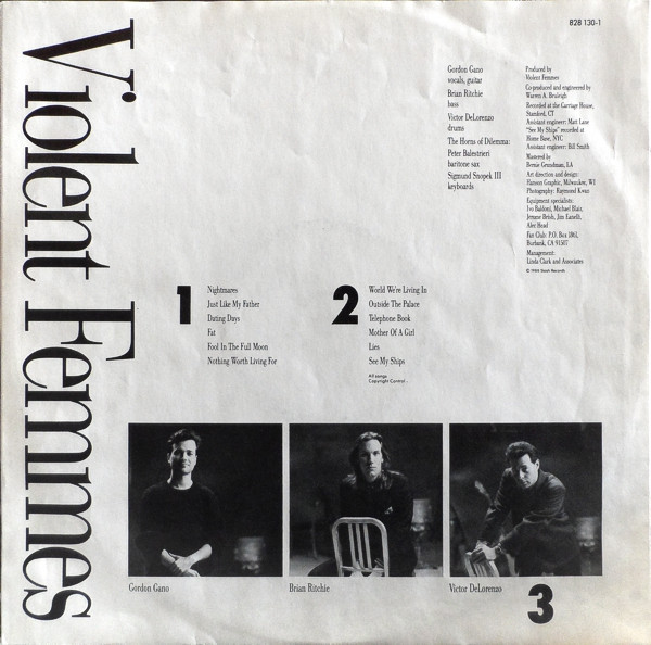 Cover zu Violent Femmes - 3 | 1988 | Vinyl | Rock | Europe