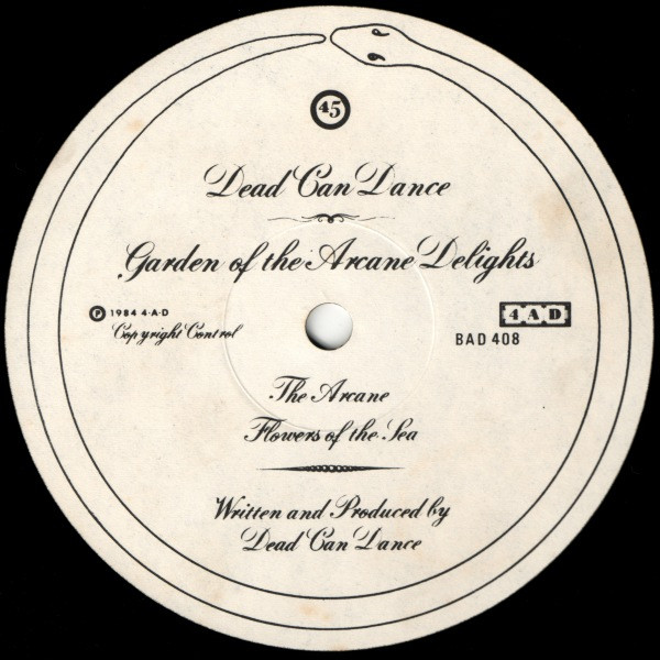 Cover zu Dead Can Dance - Garden Of The Arcane Delights | 1984 | Vinyl, 12