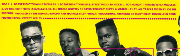 Cover zu Redhead Kingpin And The FBI - Do The Right Thing | 1989 | Vinyl | Hip Hop | UK & Europe