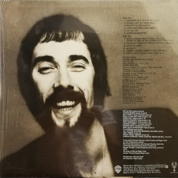 Cover zu Roger Cook - Alright | 1976 | Vinyl | Pop, Folk, World, & Country | US