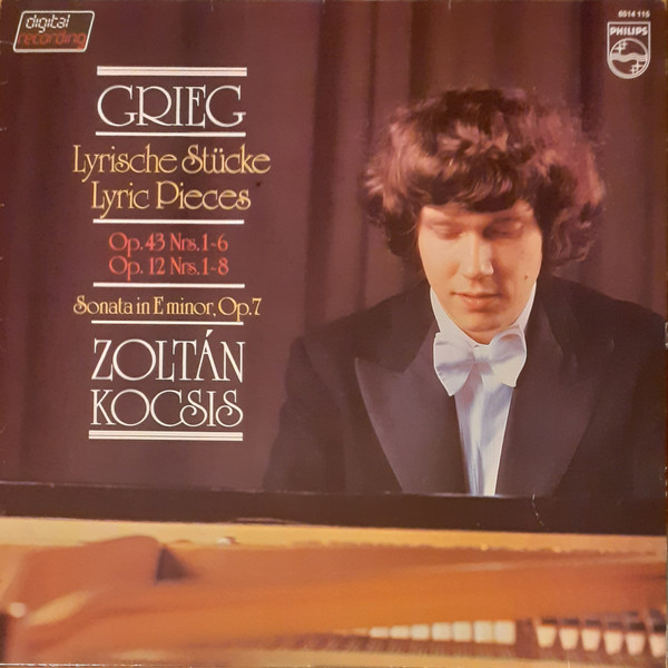 Bild Edvard Grieg, Zoltán Kocsis – Lyrische Stücke = Lyric Pieces Op. 43 Nrs. 1-6 ‧ Op. 12 Nrs. 1-8 / Sonata In E Minor, Op. 7 | 1981 | Vinyl, LP, Stereo | Classical | Netherlands Schallplatten Ankauf