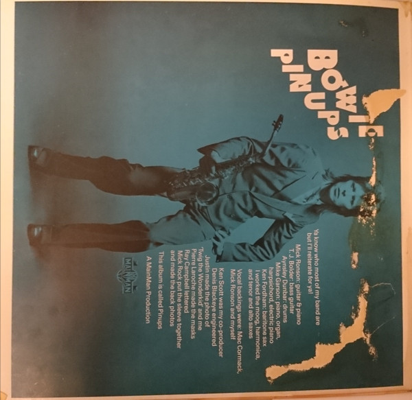 Cover zu David Bowie - Pinups | 1973 | Vinyl, LP, Album, Misprint, Stereo | Rock | Germany