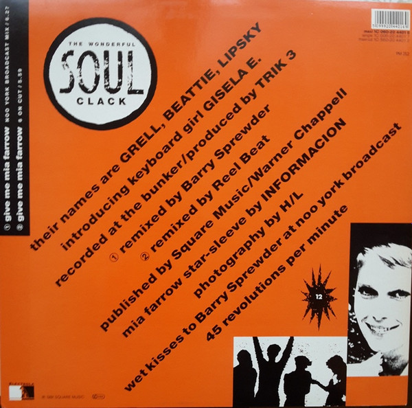 Cover zu The Soul Clack - Give Me Mia Farrow | 1991 | Vinyl | Electronic | Germany