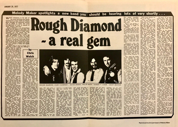 Cover zu Rough Diamond (2) - Rough Diamond | 1977 | Vinyl | Rock | UK