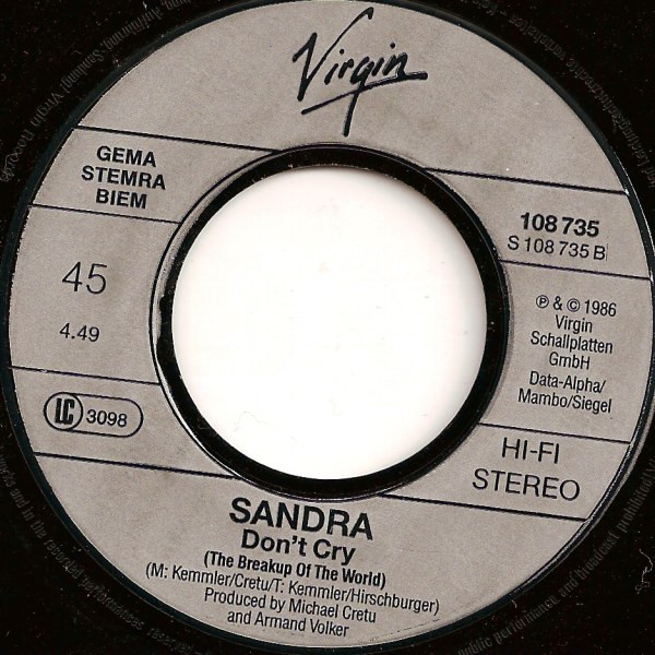 Cover zu Sandra - Loreen | 1986 | Vinyl | Electronic | Europe