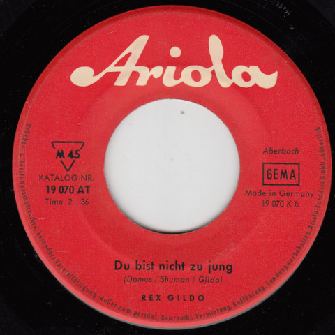 Cover zu Rex Gildo - Augen Wie Zwei Sterne | 1966 | Vinyl | Pop | Germany Schallplatten Ankauf