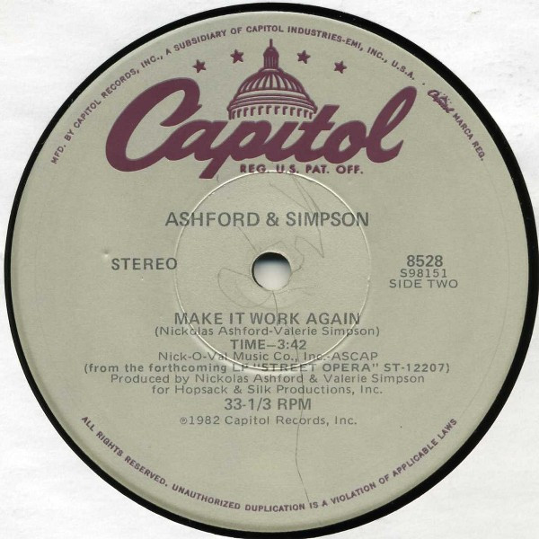 Cover zu Ashford & Simpson - Street Corner | 1982 | Vinyl | Funk / Soul | US