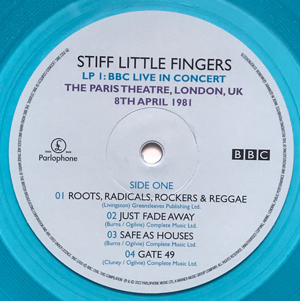 Cover zu Stiff Little Fingers - BBC Live In Concert | 2022 | Vinyl | Rock | Europe