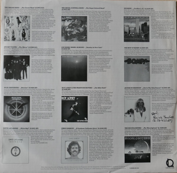 Cover zu Various - Westcoast | 1980 | Vinyl | Rock | Germany Schallplatten Ankauf