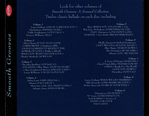 Cover zu Various - Smooth Grooves: A Sensual Collection Volume 2 | 1995 | Vinyl | Funk / Soul | US