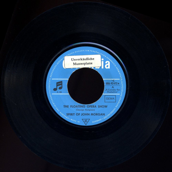 Cover zu Spirit Of John Morgan - The Floating Opera Show / Never Let Go | 1971 | Vinyl | Rock, Pop | Germany