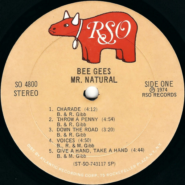 Cover zu Bee Gees - Mr. Natural | 1974 | Vinyl | Rock, Funk / Soul, Pop | US Schallplatten Ankauf