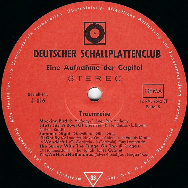 Cover zu Various - Traumreise | Vinyl | Jazz, Pop | Germany Schallplatten Ankauf