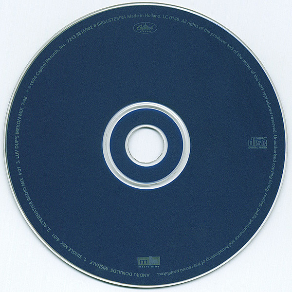 Cover zu Andru Donalds - Mishale | 1994 | Vinyl | Electronic, Reggae | Europe