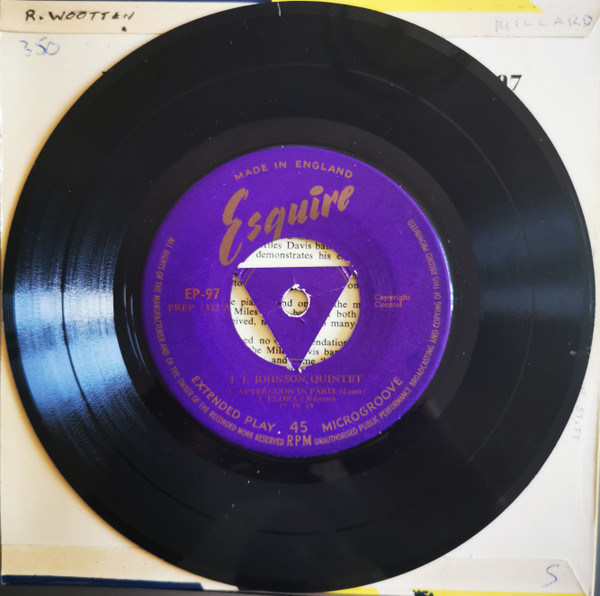 Cover zu The J.J. Johnson Quintet - Jay Jay Johnson Quintet | 1956 | Vinyl | Jazz | UK Schallplatten Ankauf
