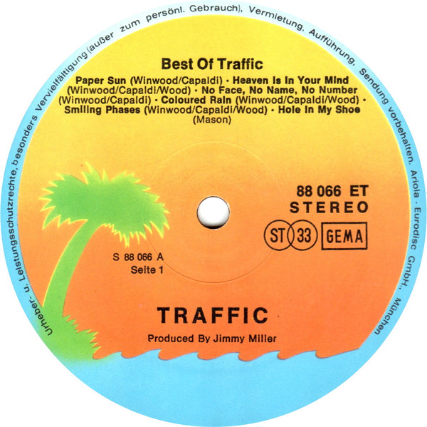 Cover zu Traffic - Best Of Traffic | Vinyl | Rock, Pop | Germany