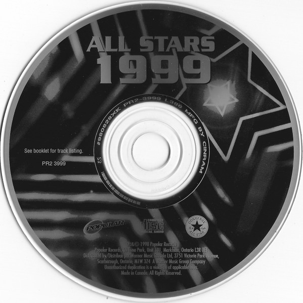 Cover zu Various - All Stars 1999 | 1998 | Vinyl | Electronic, Hip Hop, Rock, Reggae, Pop | Canada