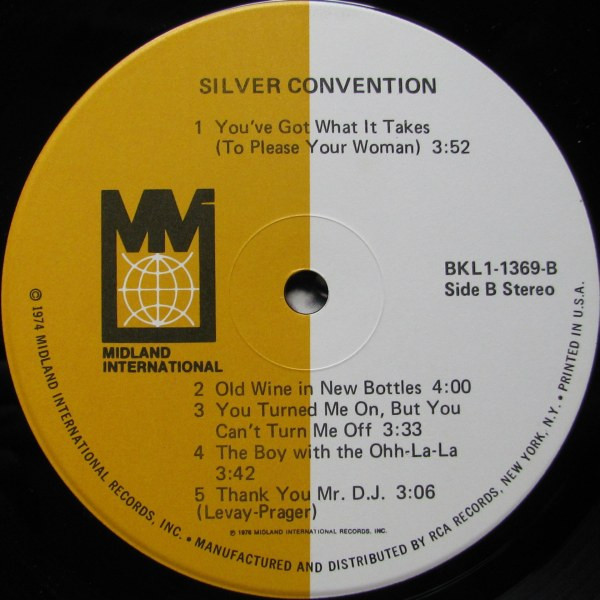 Cover zu Silver Convention - Silver Convention | 1976 | Vinyl | Funk / Soul | US