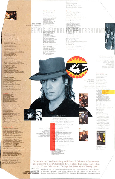 Cover zu Udo Lindenberg - Bunte Republik Deutschland | 1989 | Vinyl | Rock, Pop | Europe