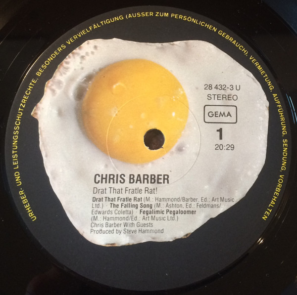 Cover zu Chris Barber - Drat That Fratle Rat! | 1973 | Vinyl | Jazz, Blues | Germany
