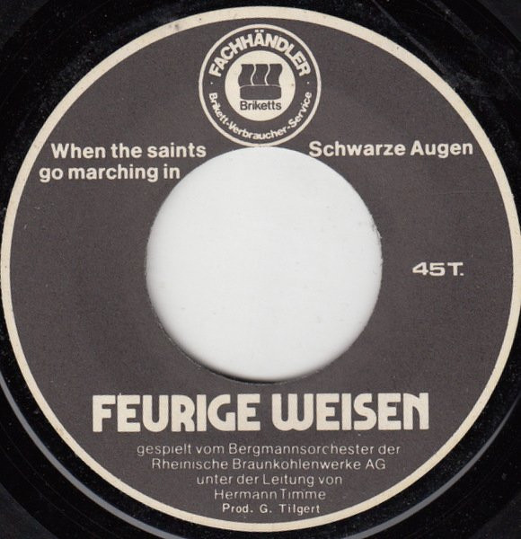 Cover zu Bergmanns-Orchester der Rheinische Braunkohlenwerke AG - Feurige Weisen | Vinyl | Pop, Folk, World, & Country | Germany