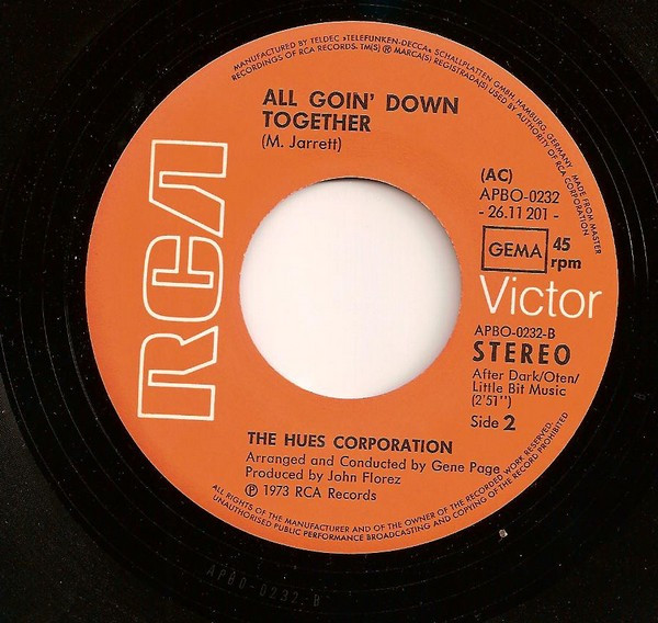 Cover zu The Hues Corporation - Rock The Boat | 1974 | Vinyl | Funk / Soul | Germany
