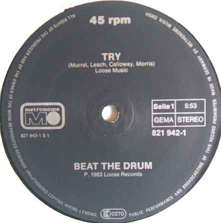 Cover zu Beat The Drum - Try | 1983 | Vinyl | Electronic | Germany