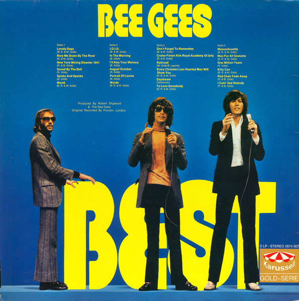 Cover zu Bee Gees - Best | 1981 | Vinyl | Rock, Pop | Germany