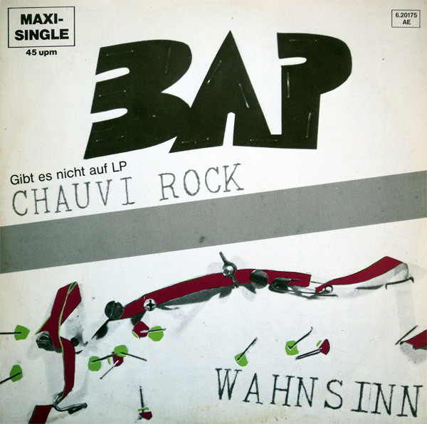 Cover zu BAP - Chauvi Rock / Wahnsinn | 1983 | Vinyl | Rock, Pop | Germany Schallplatten Ankauf