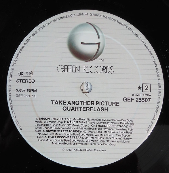 Cover zu Quarterflash - Take Another Picture | 1983 | Vinyl | Rock | Europe