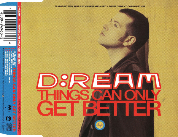 Cover zu D:Ream - Things Can Only Get Better | 1993 | Vinyl | Electronic, Funk / Soul, Pop | Europe