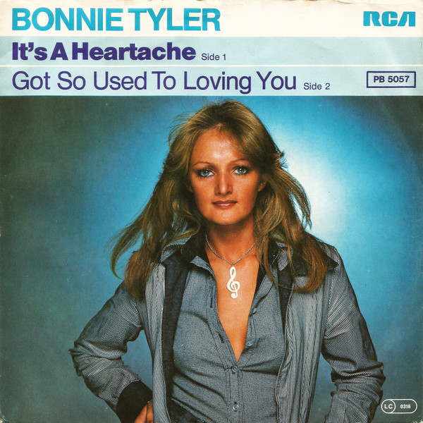 Cover zu Bonnie Tyler - It's A Heartache | 1977 | Vinyl | Rock | Germany