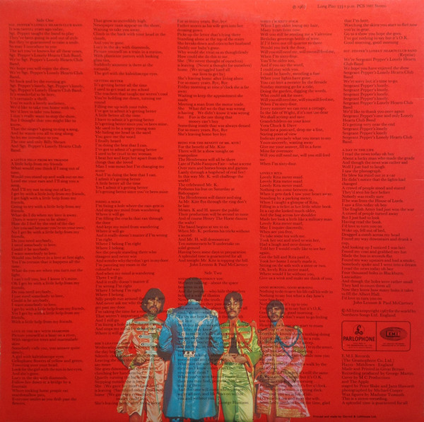 Cover zu The Beatles - Sgt. Pepper's Lonely Hearts Club Band | 1967 | Vinyl | Rock, Pop | UK