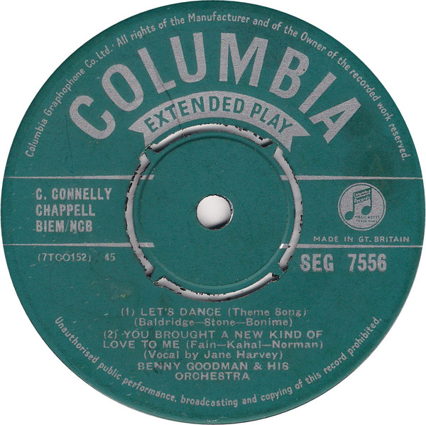 Cover zu Benny Goodman And His Orchestra - Benny Goodman & His Orchestra | Vinyl | Jazz | UK Schallplatten Ankauf