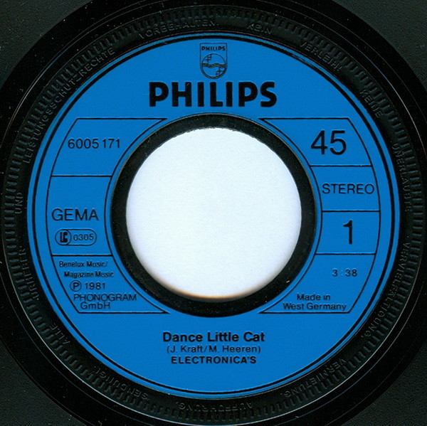 Cover zu De Electronica's - Dance Little Cat | 1981 | Vinyl | Pop | Germany
