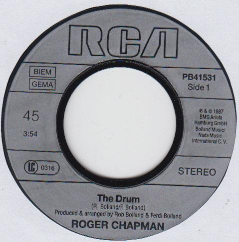 Cover zu Roger Chapman - The Drum | 1987 | Vinyl | Rock | Germany Schallplatten Ankauf