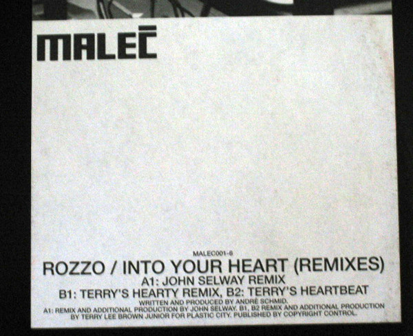 Cover zu Rozzo - Into Your Heart (Remixes) | 2001 | Vinyl | Electronic | Germany Schallplatten Ankauf