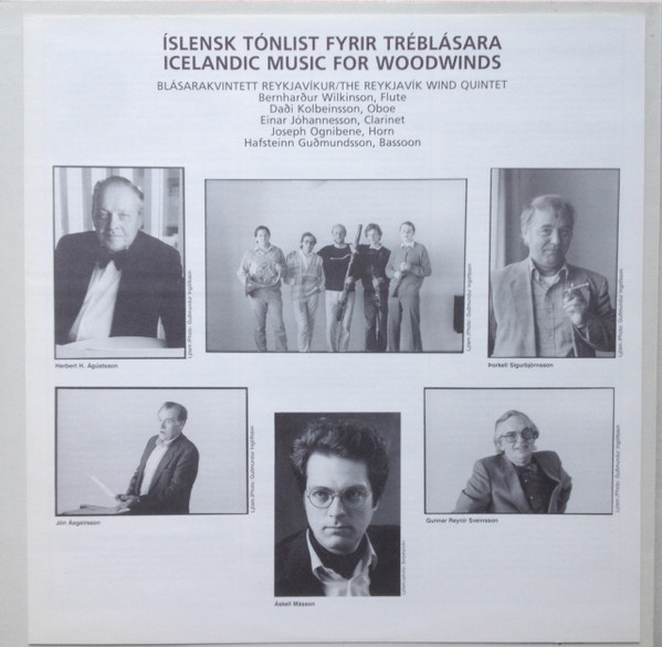 Cover zu The Reykjavik Wind Quintet - Icelandic Music For Woodwinds | 1986 | Vinyl | Folk, World, & Country | Germany