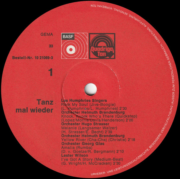 Cover zu Various - Tanz Mal Wieder | Vinyl | Pop, Folk, World, & Country | Germany