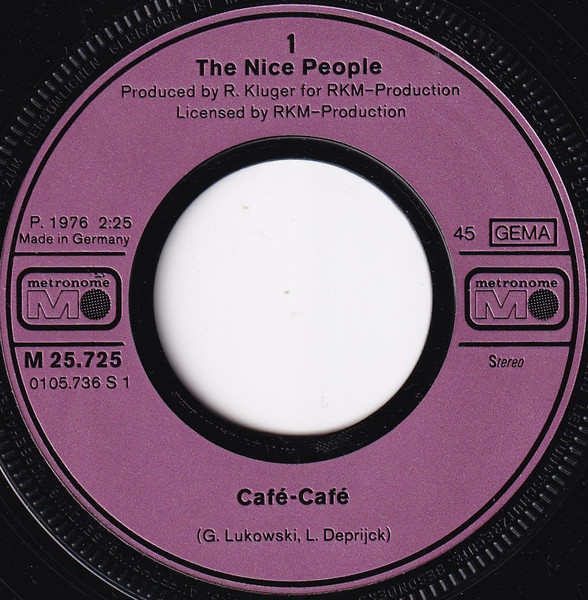 Cover zu The Nice People - Cafe-Cafe | 1976 | Vinyl | Funk / Soul | Germany
