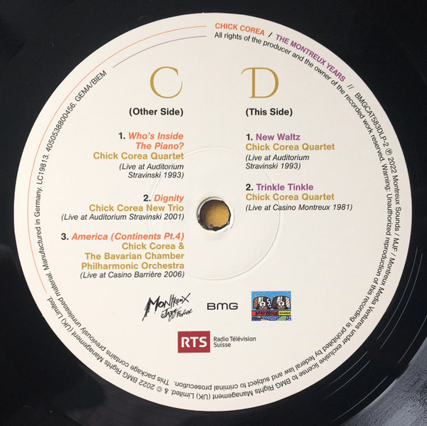 Cover zu Chick Corea - The Montreux Years | 2022 | Vinyl | Jazz | Europe